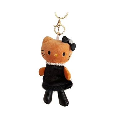 HelloKitty长腿黑皮珍珠挂件