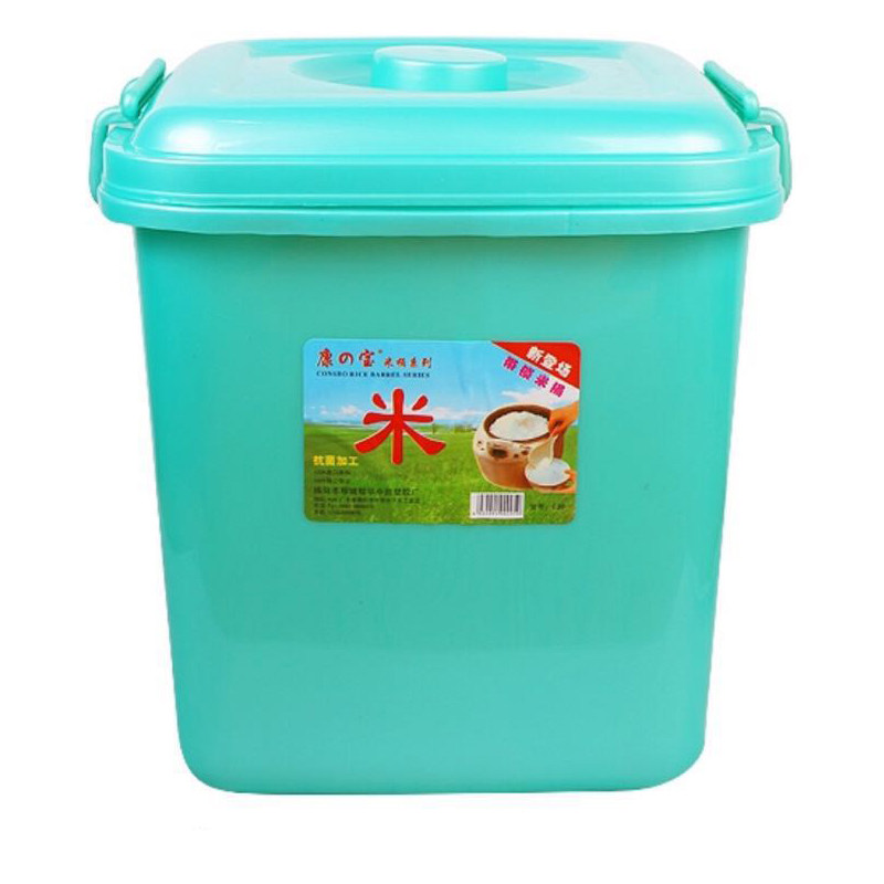 家用方形米桶储米面箱加高带盖