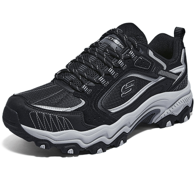 斯凯奇云霄|秋冬男鞋耐磨户外鞋软底徒步鞋厚底增高休闲老爹鞋