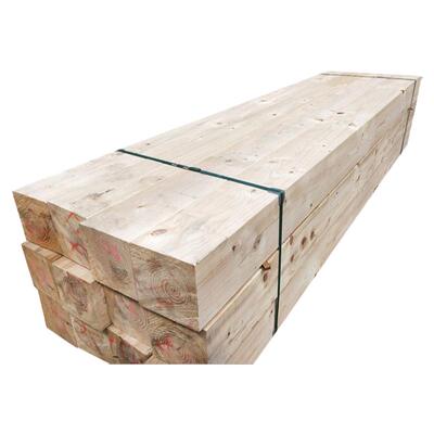 原木木方防腐木栈道垫木工厂直销