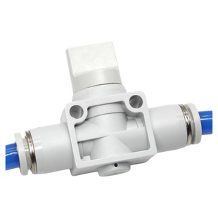 亚德客原装气动手阀PHV08/06/10/12气管直通阀管道开关阀快速接头