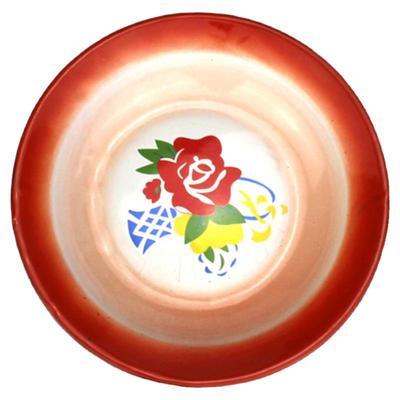 搪瓷圆形复古盘易清洗耐高温