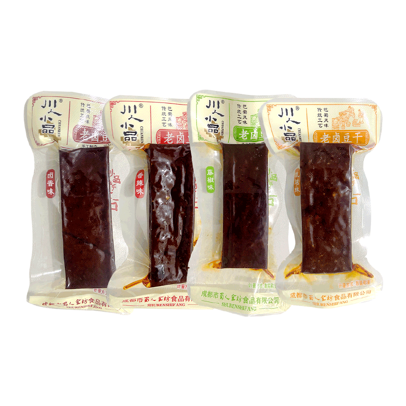 四川特产好巴食街边手作豆干