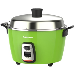 台湾大同TATUNG电锅10QM无涂层不锈钢电饭煲蒸煮卤炖多功能家用4L