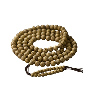 海南星月菩提子108颗佛珠鸡油黄正月圆珠男女项链黄金籽记数款