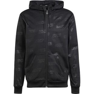 Adidas/阿迪达斯正品秋季男士休闲印花连帽夹克外套IJ6427