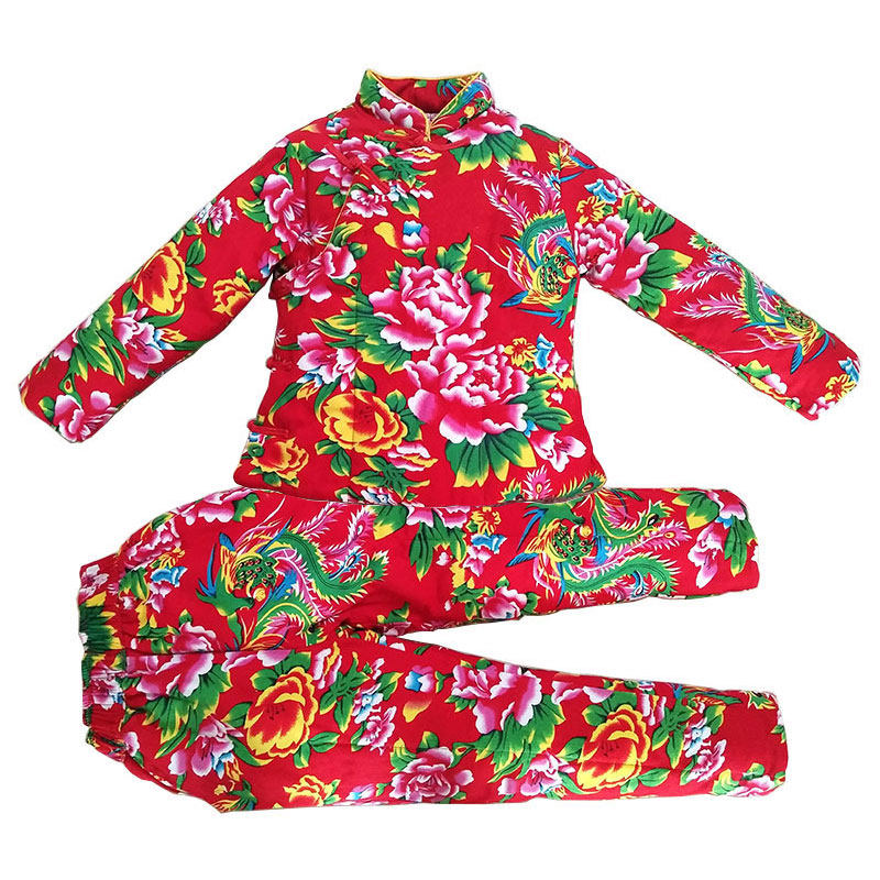 儿童棉服吟龙鸣凤儿童
