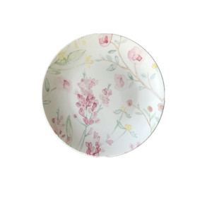 新春餐具出口陶瓷欧式春色淡粉花朵牛排盘深菜盘咖啡杯碟谷物碗