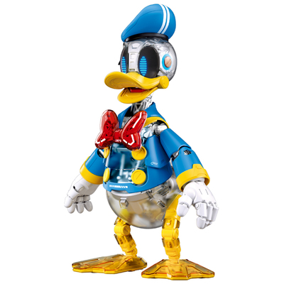 野想迪士尼正版唐老鸭拼装模型