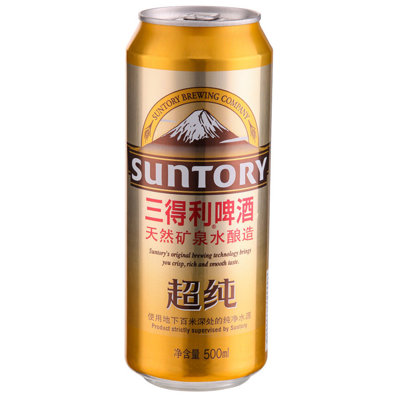 三得利超纯500ml冰爽畅饮啤酒