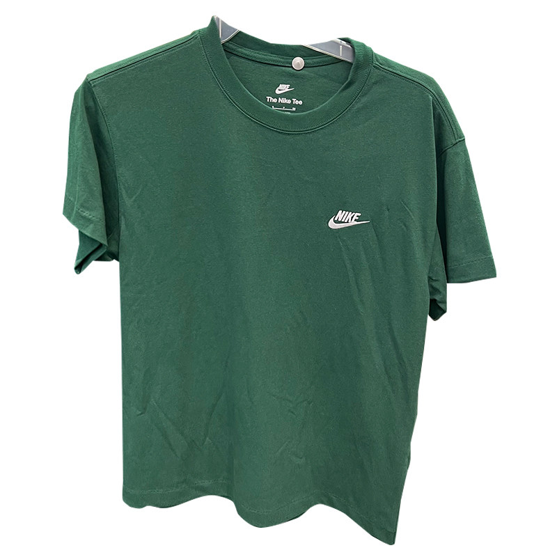 Nike耐克男刺绣logo后背字母印花短袖透气休闲运动T恤FN3698-050
