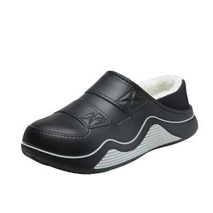 棉拖鞋男冬季居家室内厚底加绒保暖棉鞋外穿防滑防水加厚防寒毛拖