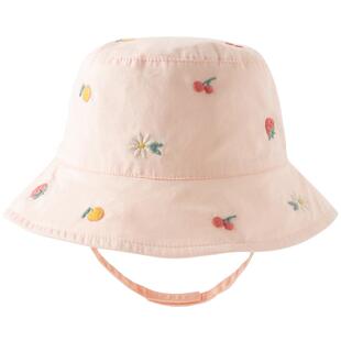 戴维贝拉儿童纯棉帽子女童2026春夏新款遮阳渔夫帽女宝宝洋气盆帽