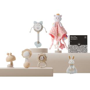 英氏新生儿礼盒早教益智摇铃婴儿玩具小孩满月礼出生宝宝见面礼物