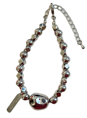 日韩ins风碎银子多边形串珠手链