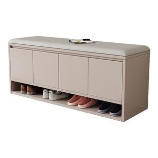 换鞋凳鞋柜轻奢高级鞋架门口可坐一体凳进门收纳鞋凳免安装穿鞋凳