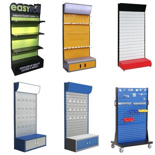 定制洞洞板货架金属五金工具展示架 手机配件饰品挂钩多层陈列架