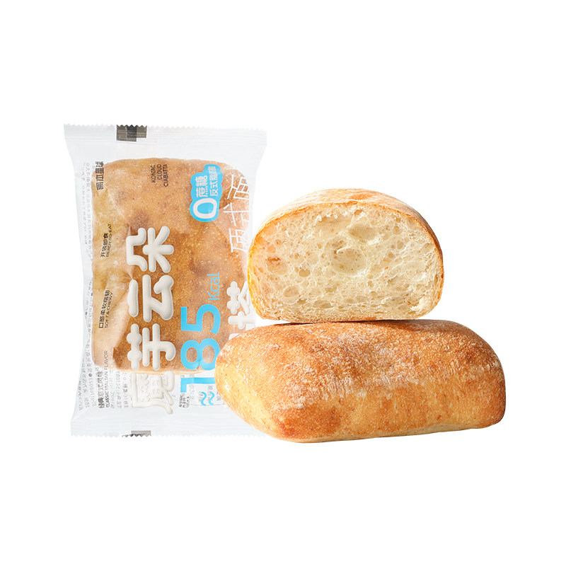 魔芋云朵恰巴塔早餐面包