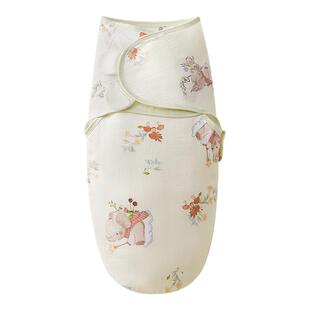 十月结晶新生婴儿包单竹棉包被透气防惊跳宝宝夏季抱被低敏A类