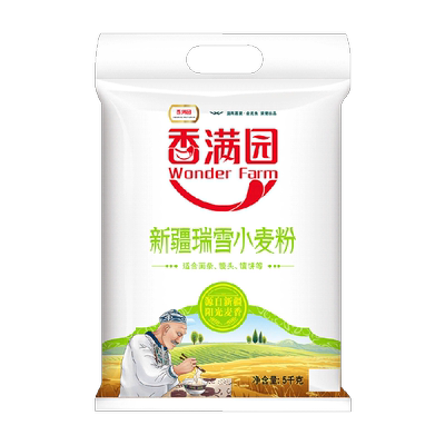 香满园新疆瑞雪中筋面粉劲道软弹