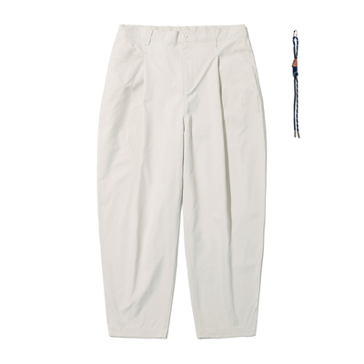 复古休闲三防单褶阔腿工装长裤男