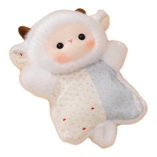 喵它姐原创豆袋安抚玩偶毛绒玩具治愈捏捏小羊公仔可爱哈士奇豆包