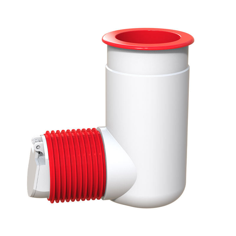 90度墙排下水器专用三通洗衣机洗手盆扫地机接头下水管防返臭神器