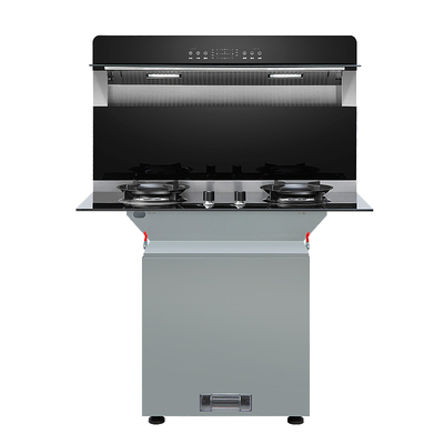 下排式油烟机集成灶分体式侧吸嵌入式抽油烟机燃气双灶家用今上厨