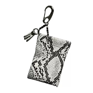 便捷式磁吸蛇纹卡包钥匙扣腰间挂件小众设计裤子包包挂饰腰链配饰