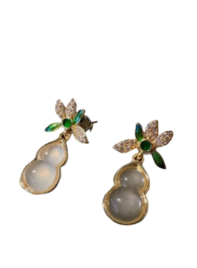 意大利复古蕾丝蜂巢宝石戒指 Vintage 镀18K金 蜂巢花丝锆石项链