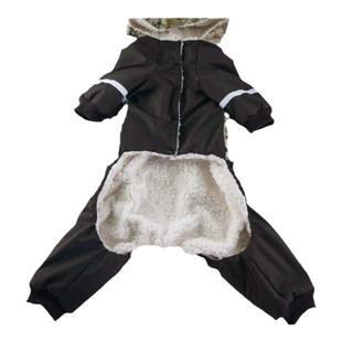 金毛冲锋衣大狗四脚冬装马犬杜宾萨摩棉服狗狗秋冬装大狗衣服加厚