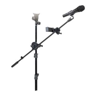 soundking音王直播麦克风支架配件通用话筒夹落地式延长话筒横杆