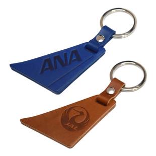 日本进口日本航空全日空皮质钥匙扣包包挂件航空LOGO周边产品