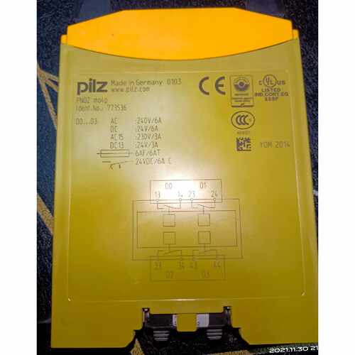 询价PNOZ mo4p 773536皮尔兹安全模块。成色9新