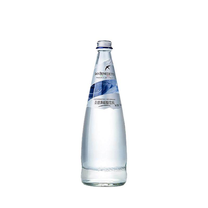 意大利进口SANBENEDETTO圣碧涛天然矿泉水高端弱碱性玻璃瓶750ml