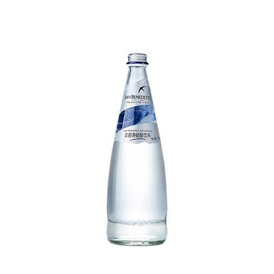 意大利进口SANBENEDETTO圣碧涛天然矿泉水高端弱碱性玻璃瓶750ml