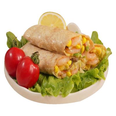 野人日记全麦虾仁滑蛋卷