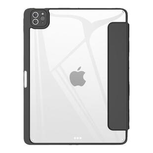 保护套适用2021款iPad9带笔槽10.2寸第八九代磁吸air5/4亚克力mini6三折2018可拆分Pro11透明防弯ins平板硬壳