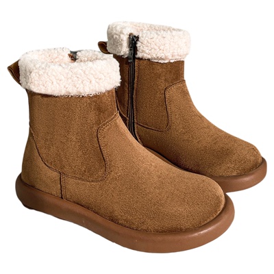 厚底雪地靴女款冬季加绒棉鞋