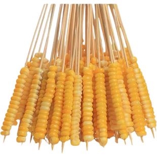 水果玉米小串烧烤手把串食材商用水果甜玉米粒串油炸铁板速冻玉米