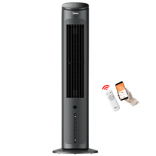 美的空调扇冷风扇家用小型冷风机宿舍移动加水空调塔式制冷电风扇