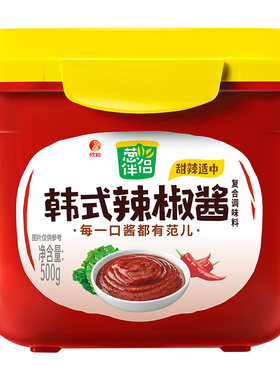 葱伴侣六月香韩式辣椒酱500g