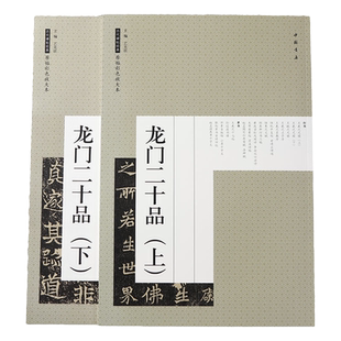 龙门二十品上下册楷书碑帖字帖 原帖彩色放大本艺美联临摹入门 125页