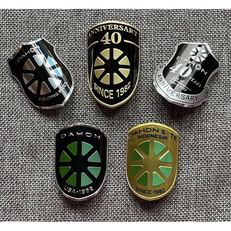 大某自行车山地车标装饰配件反光标牌铝合金防水贴纸头制作管标