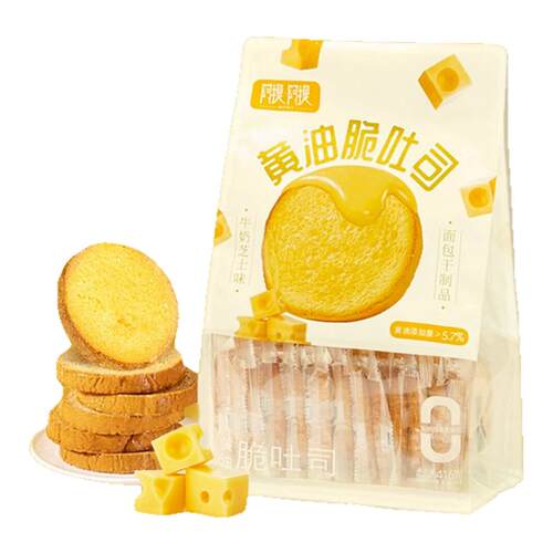 阿提阿提黄油脆吐司面包片非油炸酥脆可口早餐健康零食西域小白