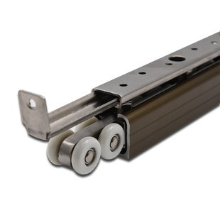 厨房木门吊轨吊轮玻璃门轨道滑道移门折叠推拉滑轨滑轮吊轨吊轮