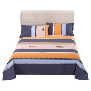 纯棉床单加厚磨毛全棉单件三件套单人双人加大加宽榻榻米秋冬季款