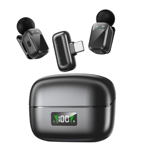 025新款mini领夹麦充电仓直播间视频录制降噪话筒无线领夹麦克风