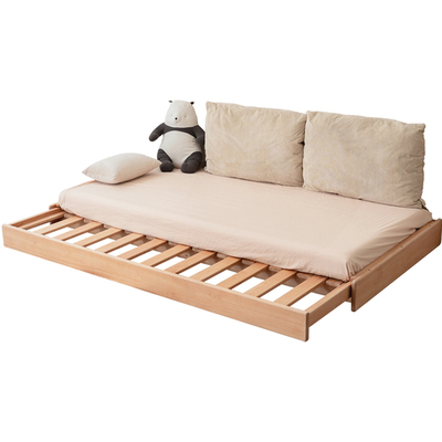 玩梦超人可伸缩可加高实木儿童床