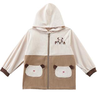 科巢儿童罩衣外穿男女宝宝羽绒服护衣防水防脏画画外套幼儿园秋冬